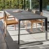 Carver 110" Dining Table in Nero Ceramic by Gloster - Image 3