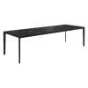 Carver 110" Dining Table in Nero Ceramic by Gloster