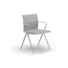 Ryder Stacking Chair With Arms in Meteor by Gloster - Image 2