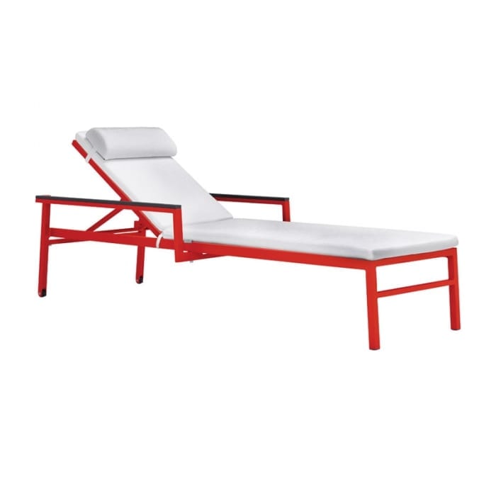 Duo Chaise Lounge with Arms by Janus et Cie - Image 2